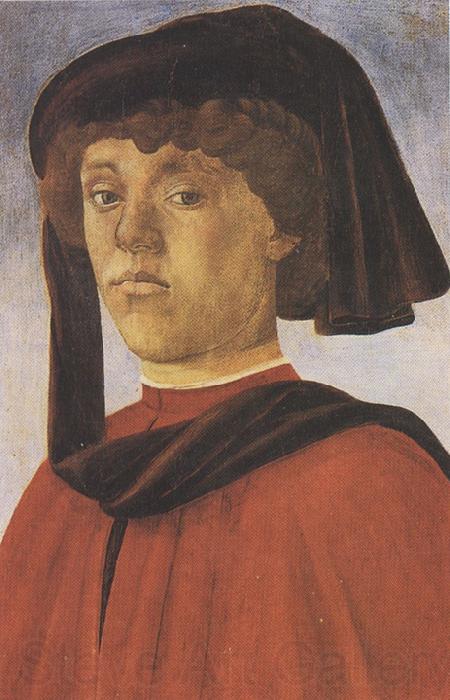 Sandro Botticelli Portrait of a Young Man (mk36) Spain oil painting art
